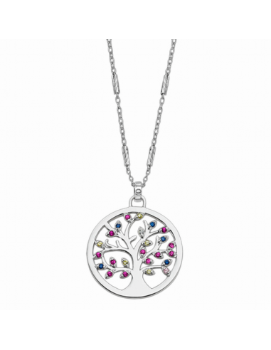 LP1890-1/1   Collar Plata Rodiada...