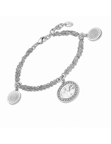 LS1869-2/1  Pulsera Acero Lotus Style...