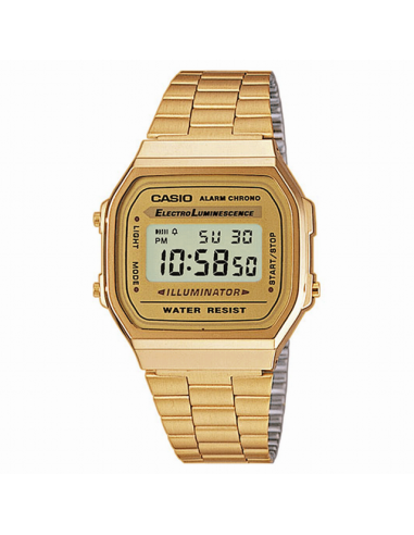 A168WG-9EF   Reloj  Dorado Casio Digital