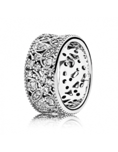 Anillo Plata Pandora Hojas...