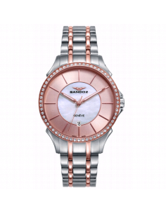 Reloj Mujer Acero Bicolor...