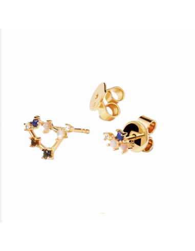 Pendientes Plata Bañada Oro PD Paola...