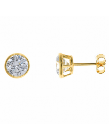 103A0122   Pendientes Plata Chapada...