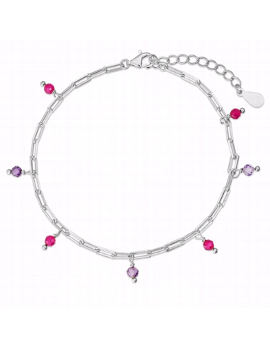 9111786  *  Pulsera Plata. Rubies y...