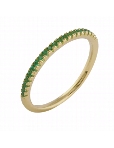 Anillo Plata Baño Oro...