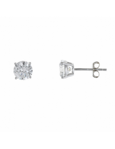 103A0004   Pendientes Plata Rodio...