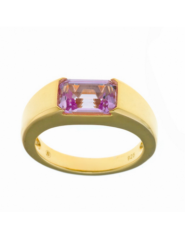 136S0303  *  Anillo Plata Baño Oro...