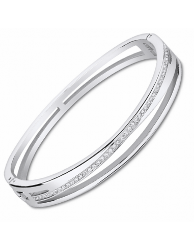 LS2113-2/1   Brazalete Acero Lotus...