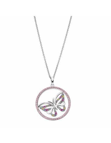 Collar Plata Lotus Silver Mariposa...