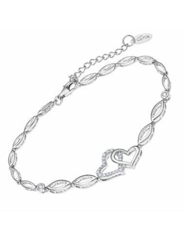 LP3424-2/1   Pulsera Plata Lotus...