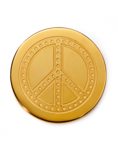 Moneda Acero Ip Dorado...