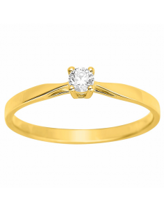 Solitario Oro Amarillo.Aro...