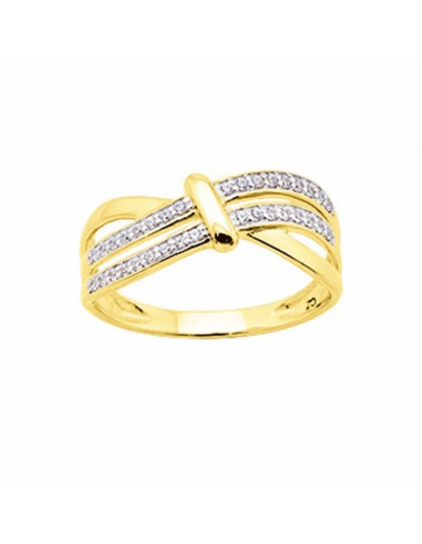 Sortija Oro 18 K. Mujer.Dos brazos...