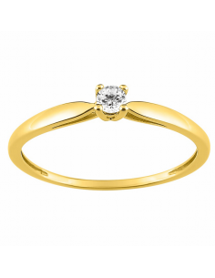 Solitario Oro Amarillo.Aro...