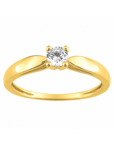 Solitario Oro Amarillo.Aro...