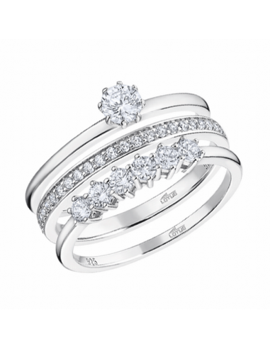 LP3510-3  *  Anillo Plata Lotus...