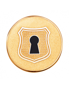 Moneda Acero Ip Dorado...