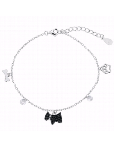 Pulsera Plata.Perrito de...