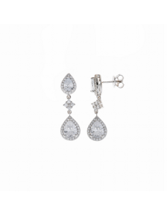 Pendientes Plata Rodio...
