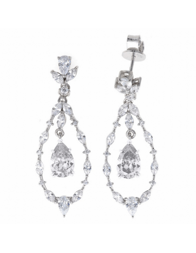 112A0291   Pendientes Plata Rodio...