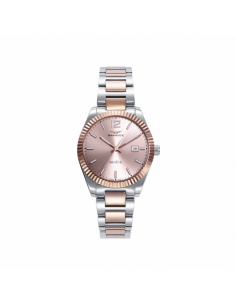 Reloj Mujer Acero Bicolor...