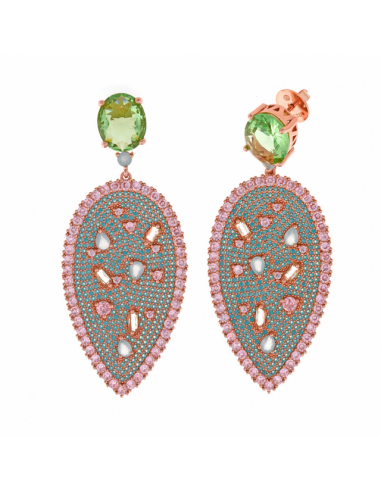 252A0084  *  Pendientes Plata Chapada...