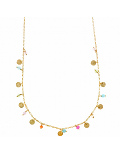 Collar Plata Chapada Dorado...