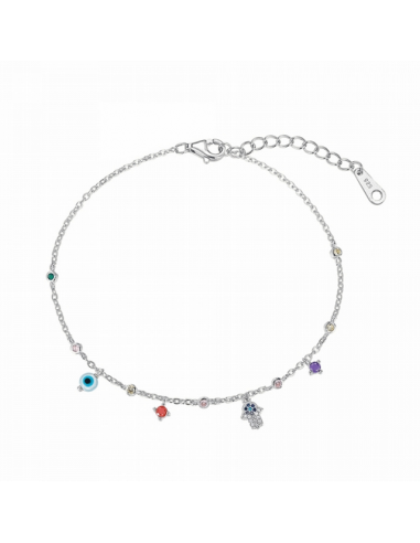 Tobillera Plata Promojoya Cadena con...