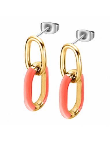LS2330-4/4 Pendientes Acero IP Dorado...