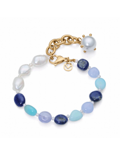 Pulsera Acero Ip Dorado...