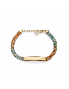 Pulsera Acero Ip Dorado...