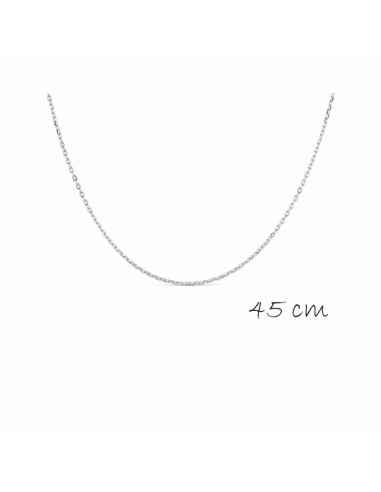 Cadena Plata Promojoya Forzada 40 cm...