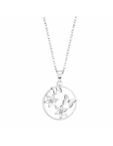 LP3592-1/1   Collar Plata Lotus...