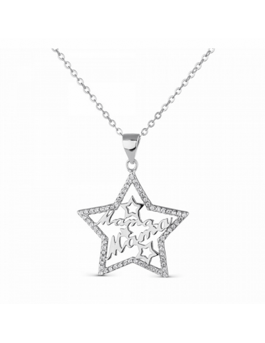 9106816  *  Colganti Plata Rodiada....