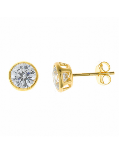 Pendientes Plata Chapada Dorado...