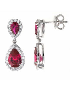 Pendientes Plata Rodiada...