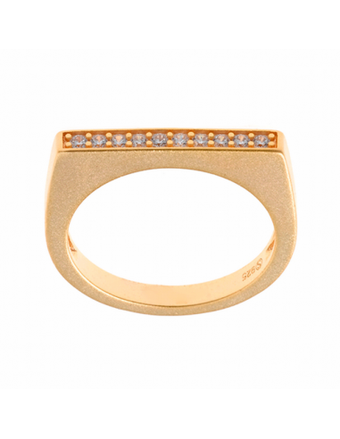 256S0030  *  Anillo Plata Chapada...