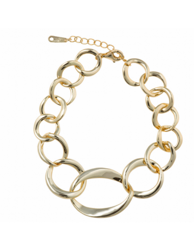 164P0058  *  Pulsera Plata Chapada...