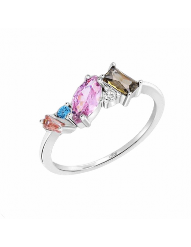 LP3639-3  *  Anillo Plata Lotus...
