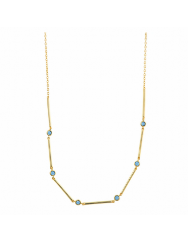 213C0164  Collar Plata Chapada...