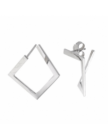 268A0019   Pendientes Plata Rodiada...