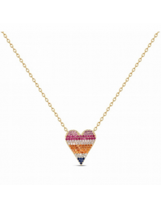 Collar Plata Chapada Oro...