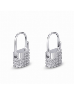 Pendientes Plata Rodiada...