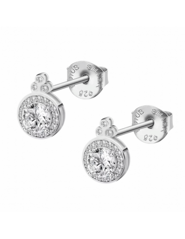 LP3704-4/1   Pendientes Plata Lotus...