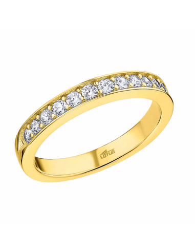 Anillo Plata Baño Dorado Lotus Silver...