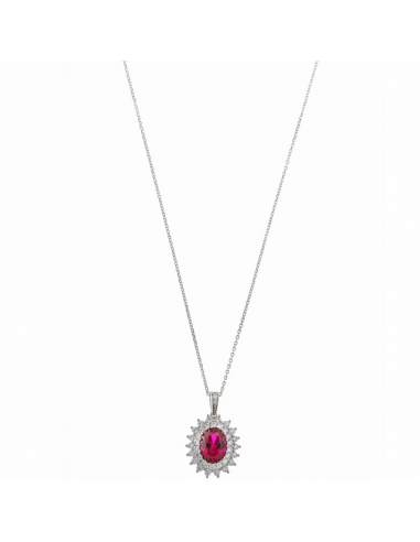 136C0351   Collar Plata Rodiada...