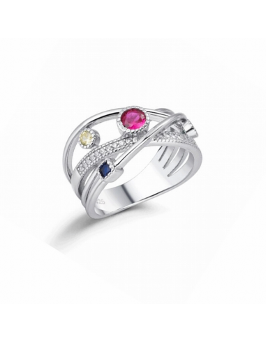 Anillo Plata Rodiada Promojoya....
