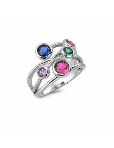 Anillo Plata Rodiada Promojoya. Hilos...