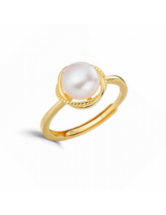Anillo Plata Chapada Oro....