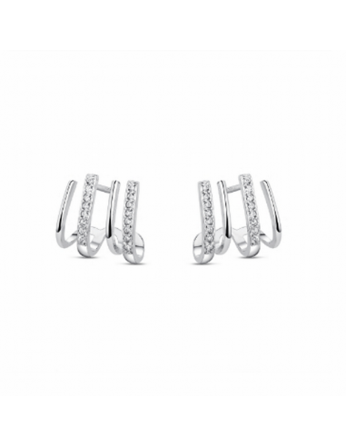 Pendientes Plata de Ley Rodiada....